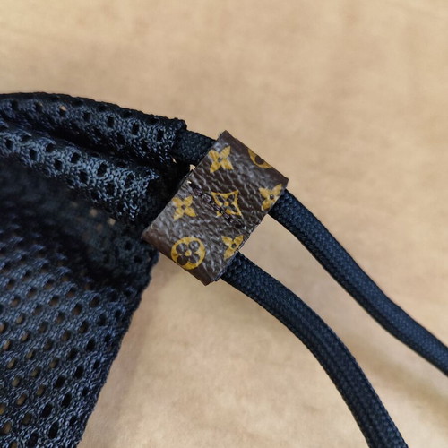 Louis Vuitton Black Mesh Dustbag Sneakerina Shoe Bag like new