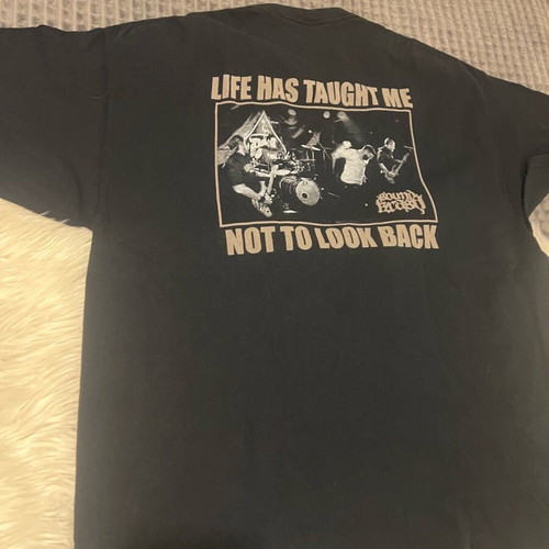 T-shirt Tae 2XL oversized used, black athletic short sleeve