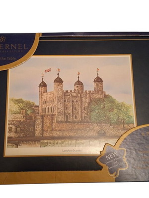 Pimpernel placemats and coasters with vintage London images like new
