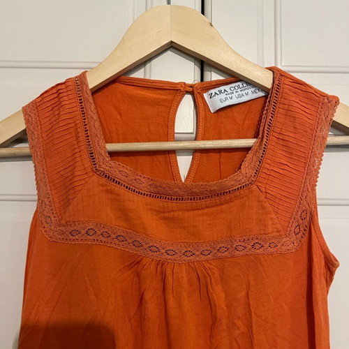 Zara sleeveless top like new, size S/M