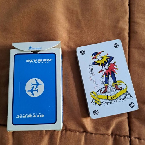 Olympic Airways collectible playing cards like new