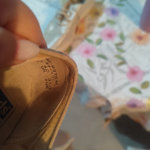 Keds fabric iridescent sneakers size 37, beige
