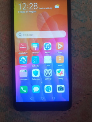 Huawei Y5p smartphone, black, Android