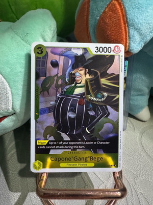 One Piece TCG Bege Capone σαν καινούργιο
