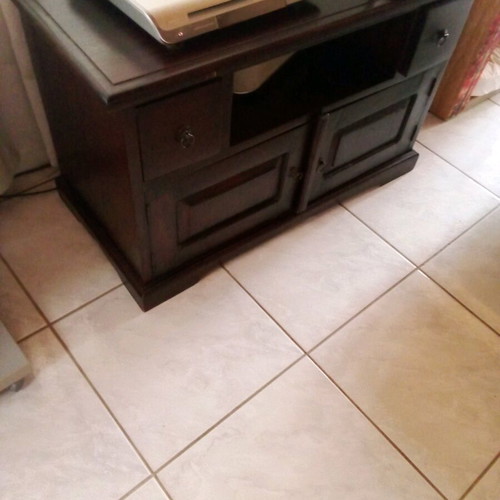 Solid wood drawer chest like new, antique with two small and one large drawer