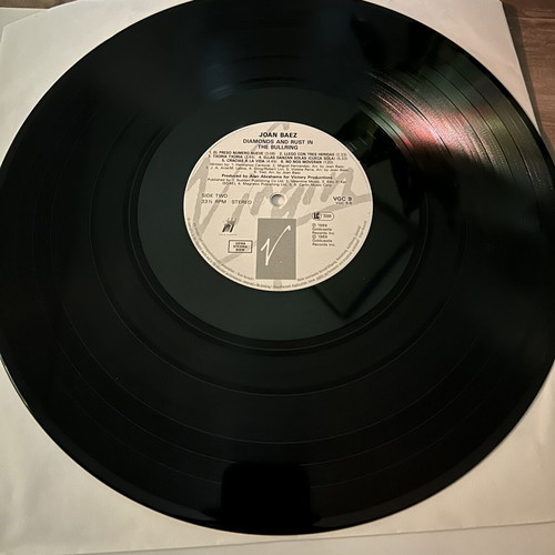 Joan Baez Diamonds and Rust in the Bullring vinyl used, folk