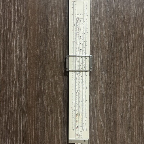 Hemmi 250 Slide Rule bamboo like new