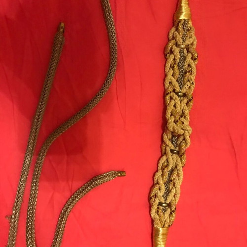 Handmade belt like new, adjustable one size
