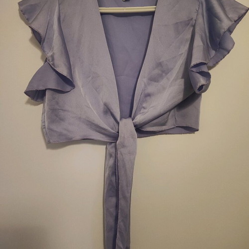 Crop top blouse lilac like new