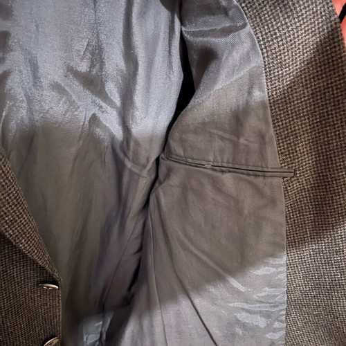 Massimo Dutti men's jacket No54 brown Italian fabric like new