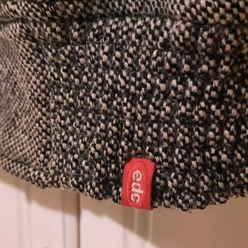 Women's parka edc by Esprit like new, size S, wool texture with hood and fur