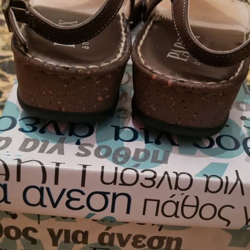 Parex women's anatomical sandals like new, size 38, brown