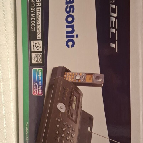 Panasonic KX-FC225GR Fax with DECT cordless phone like new with extra ink ribbon
