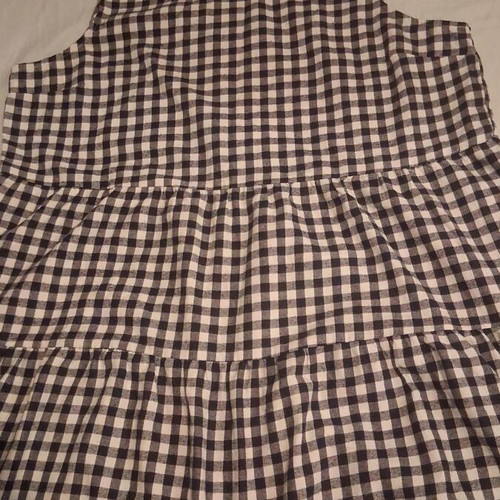 Daisy Street Gingham Sleeveless Dress with Ruffles used