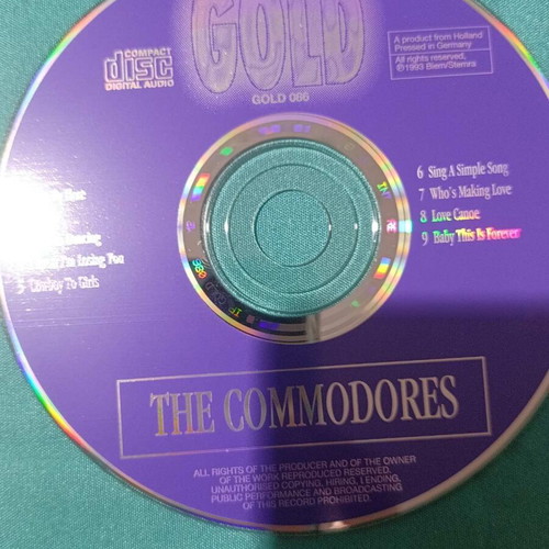 The Commodores Gold CD like new