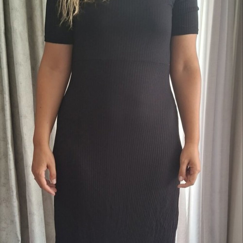 Turtleneck dress new, black, size L