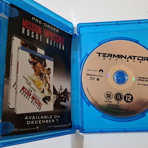 Terminator Genisys Blu-Ray like new with English subtitles