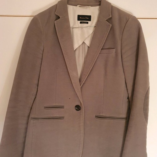 Massimo Dutti women's velvet jacket like new, gray, size S