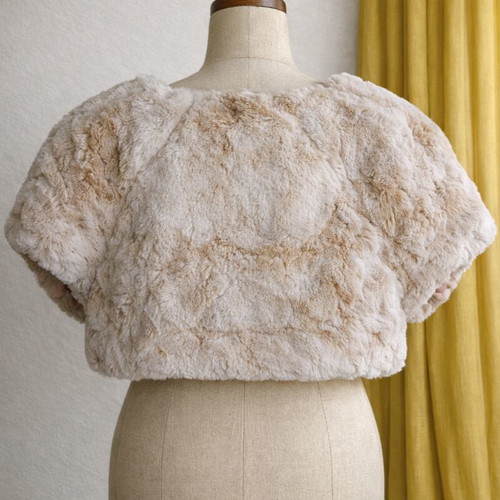 Dondup vest used eco fur with silk lining