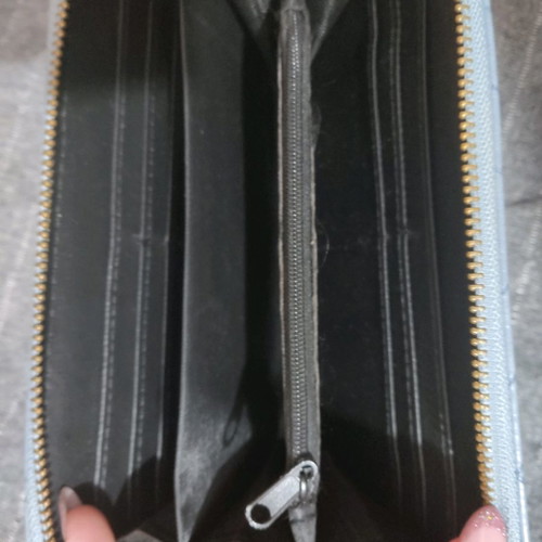 Women's wallet used, blue