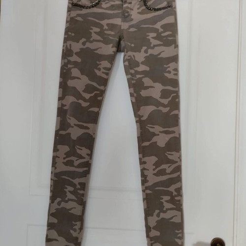 Women's youthful vintage Tally Weijl pants size 38 like new, green
