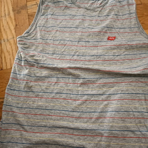 Levis vintage 80s sleeveless cotton shirt used