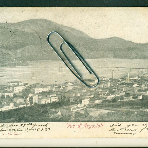 Old postcards Kefalonia - Argostoli view used, mailed
