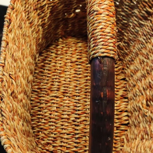 Wicker basket like new for decoration