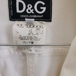 Σακάκι Dolce & Gabbana λευκό μεταχειρισμένο, no 44