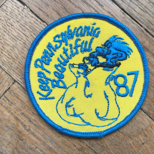 Keep Pennsylvania Beautiful 87 patch like new, retro