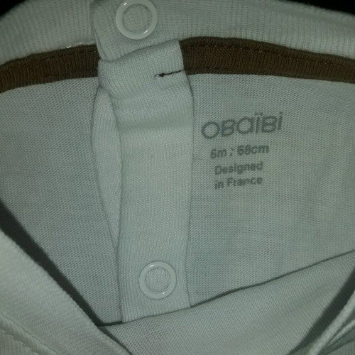 Obaibi long-sleeve baby shirt 3-6 used