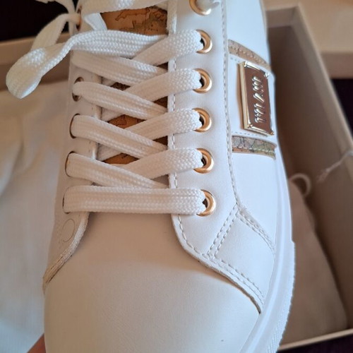Alviero Martini 1a Classe athletic shoes new, size 39, white brown