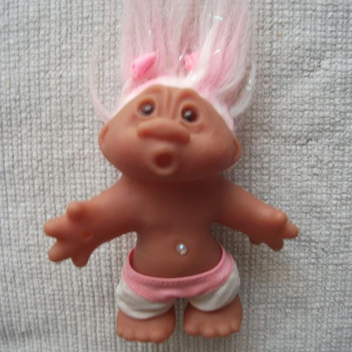 Efxoulis girl doll used with diamond 1980s