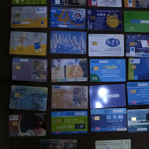 Collectible old 20 euro phone cards
