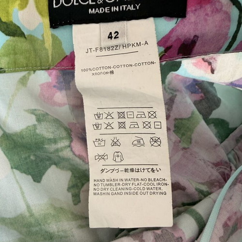 Dolce & Gabbana cotton skirt, size M/L, colorful