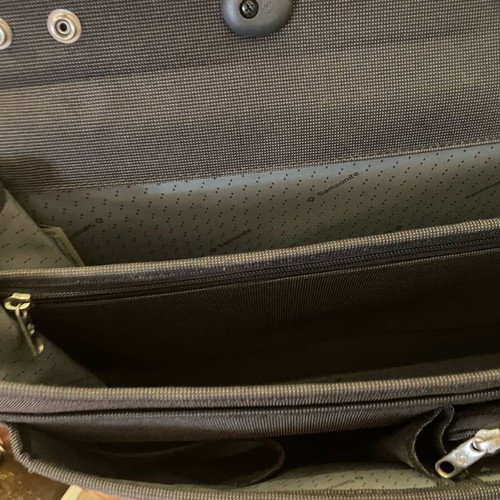 Samsonite office bag like new, gray fabric