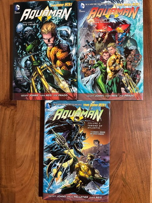 Aquaman New 52 Set of 3 Hardcover Like New