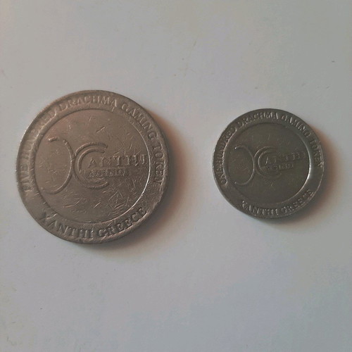 Casino Xanthi chips like new, collectible