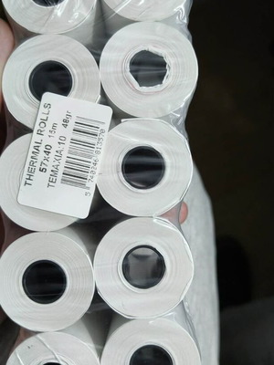 Thermal roll 57x40 for bank POS terminal pack of 10 new