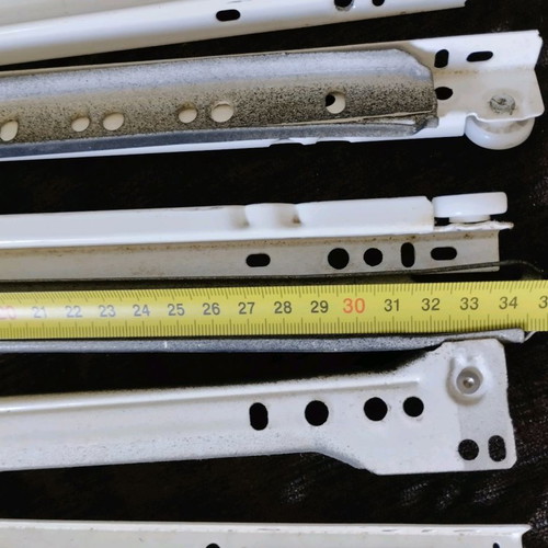 Drawer guides used, all together