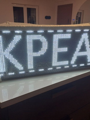 Globostar Display P10 Double-Sided LED Digital Sign like new