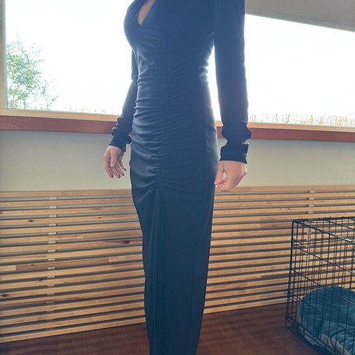 Zara black dress like new, size S