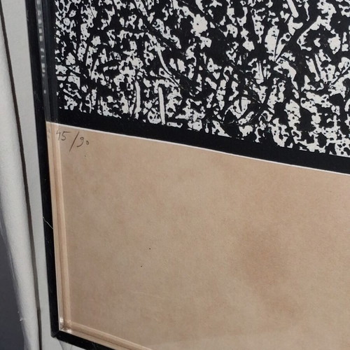 Mario Prassinos Arbres silk screen print like new, signed limited edition