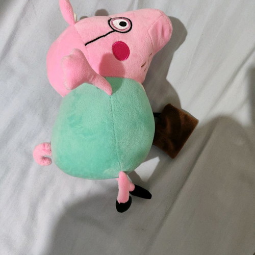 Plush Daddy Pig used 23 cm
