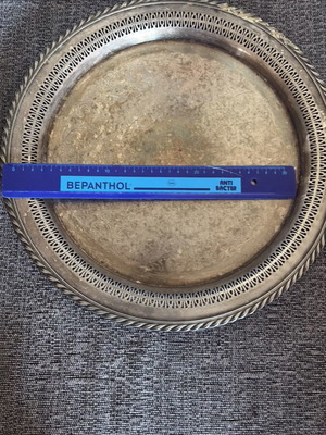 Antique tray used