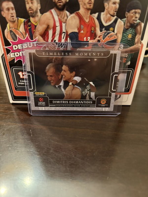 Panini Instant Euroleague Timeless Moments Dimitris Diamantidis κάρτα σαν καινούργιο 1/1587