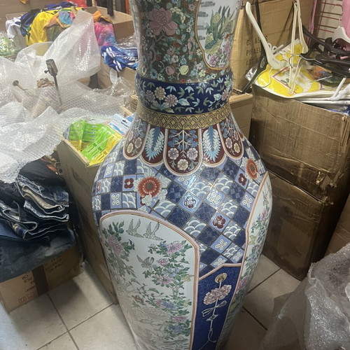 Satsuma vase new, height 1 meter and 350 cm