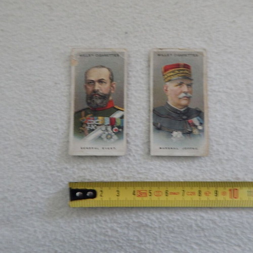 Two collectible cards