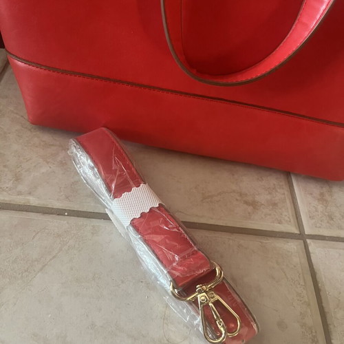 Doca shoulder bag, red, large, new