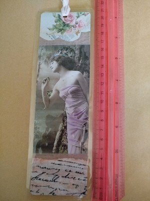 Handmade vintage bookmark No.1 new
